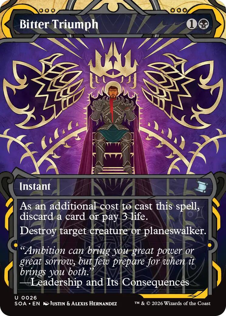 Bitter Triumph [Secrets of Strixhaven: Mystical Archive] | Card Merchant Takapuna