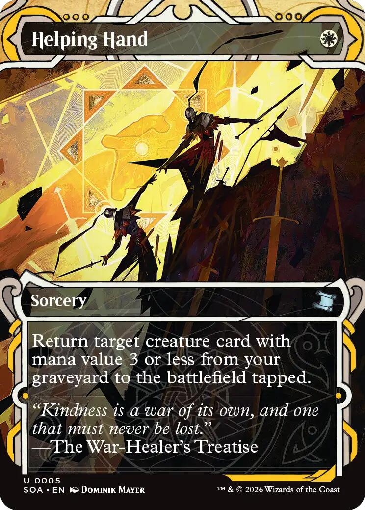 Helping Hand [Secrets of Strixhaven: Mystical Archive] | Card Merchant Takapuna