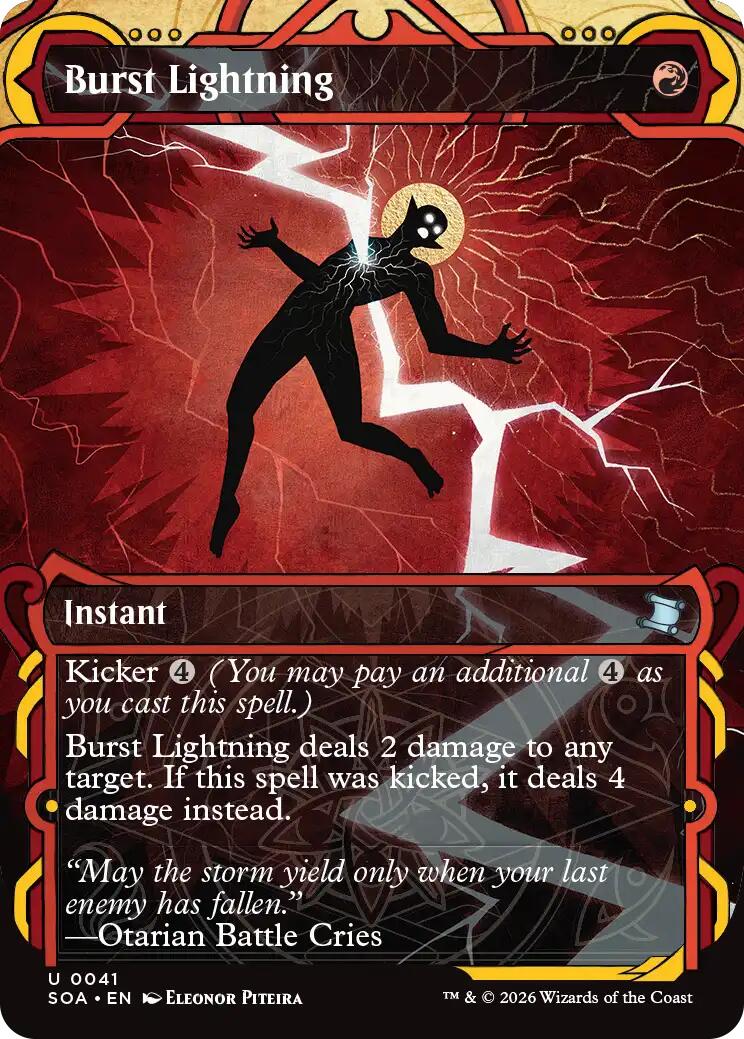 Burst Lightning [Secrets of Strixhaven: Mystical Archive] | Card Merchant Takapuna