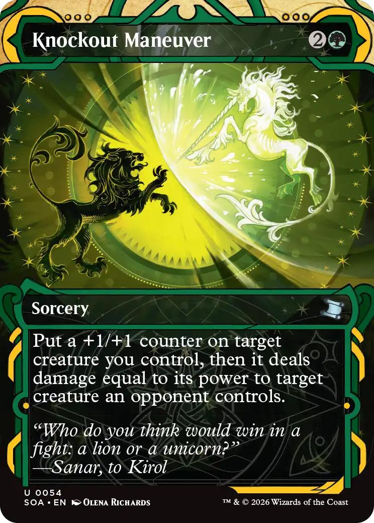 Knockout Maneuver [Secrets of Strixhaven: Mystical Archive] | Card Merchant Takapuna