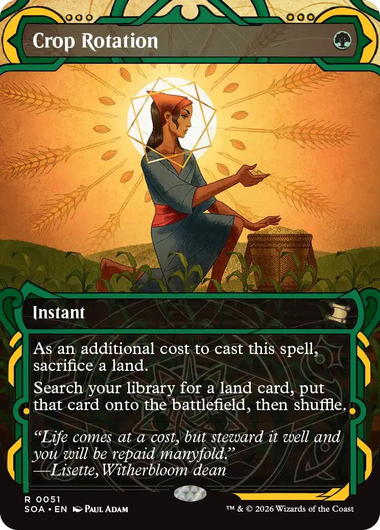 Crop Rotation [Secrets of Strixhaven: Mystical Archive] | Card Merchant Takapuna