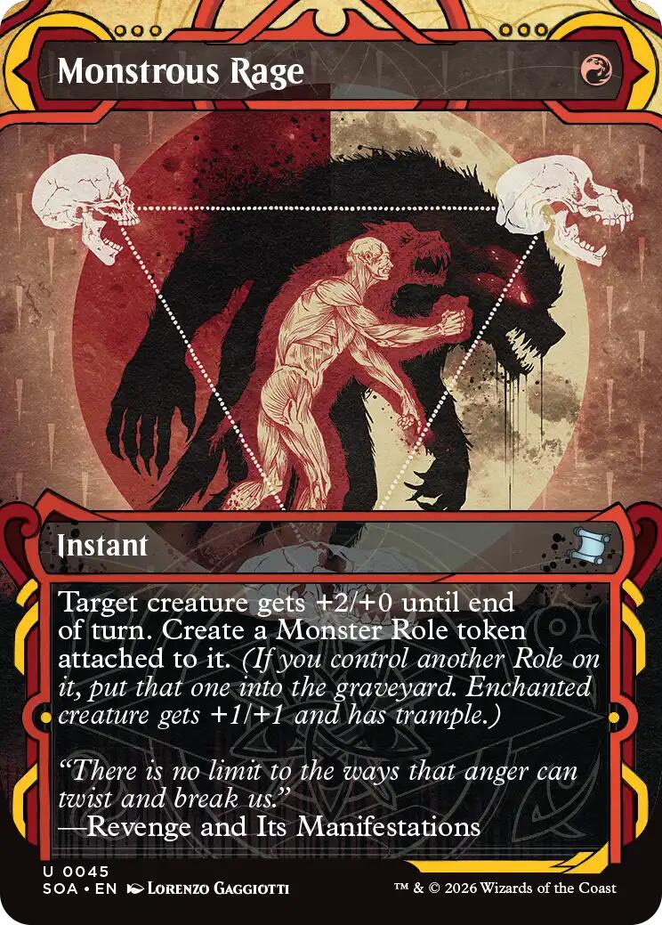Monstrous Rage [Secrets of Strixhaven: Mystical Archive] | Card Merchant Takapuna