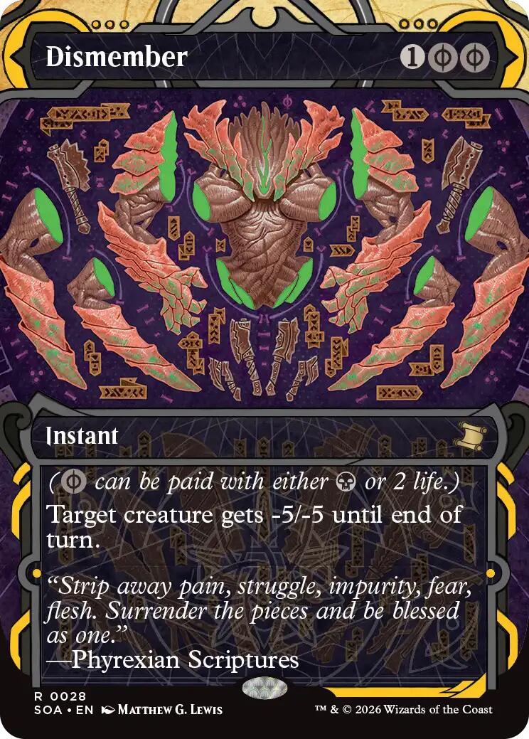 Dismember [Secrets of Strixhaven: Mystical Archive] | Card Merchant Takapuna