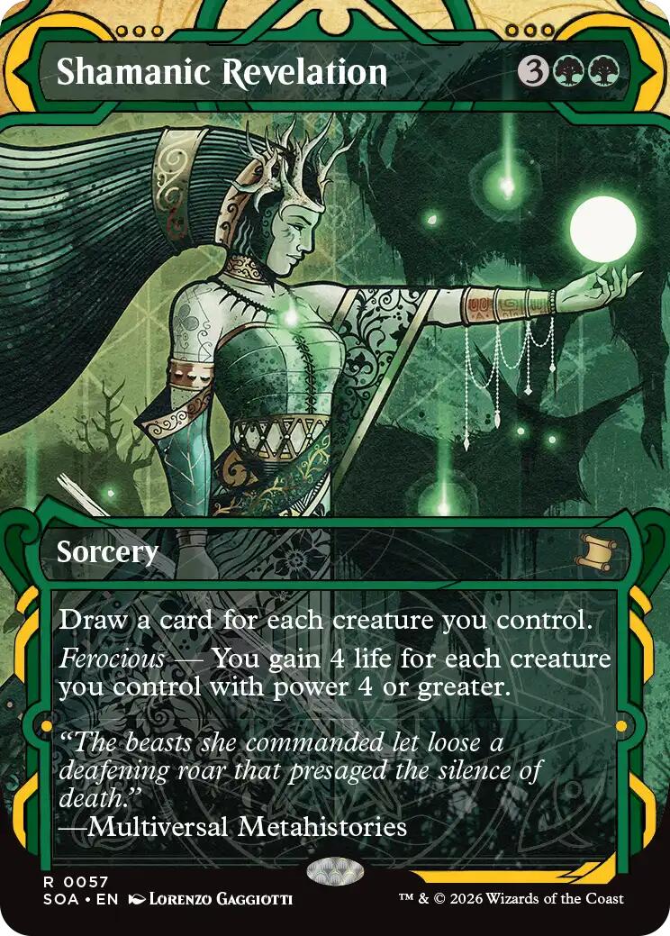Shamanic Revelation [Secrets of Strixhaven: Mystical Archive] | Card Merchant Takapuna
