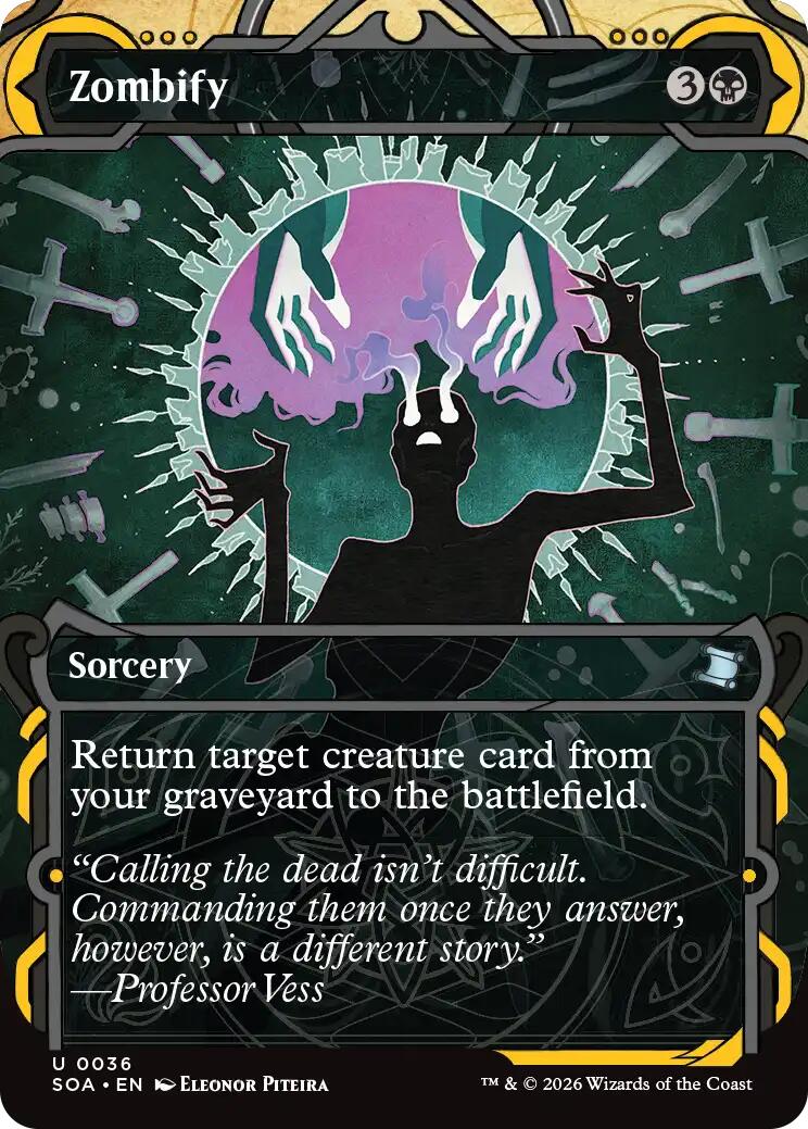 Zombify [Secrets of Strixhaven: Mystical Archive] | Card Merchant Takapuna