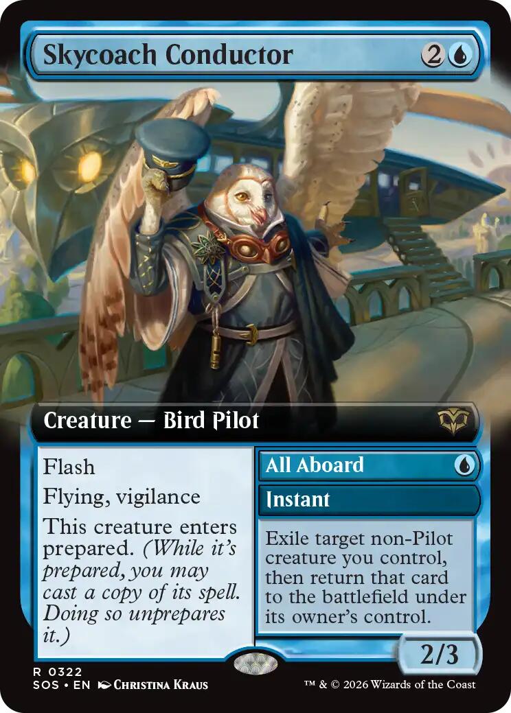Skycoach Conductor (Extended Art) [Secrets of Strixhaven] | Card Merchant Takapuna
