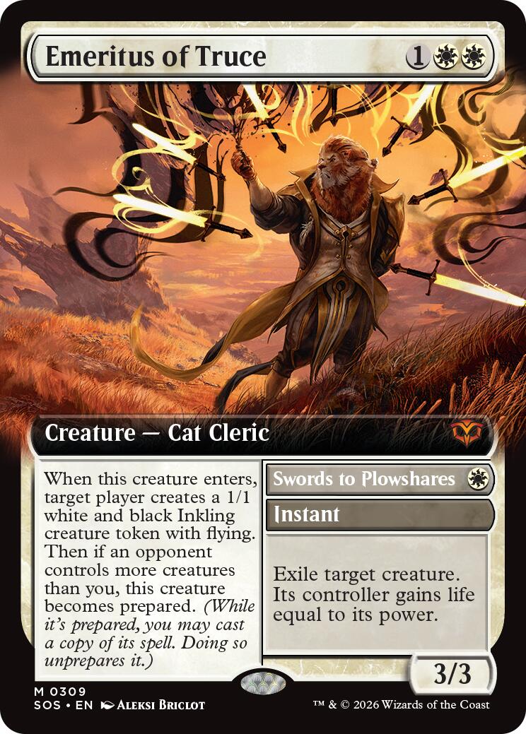 Emeritus of Truce (Extended Art) [Secrets of Strixhaven] | Card Merchant Takapuna