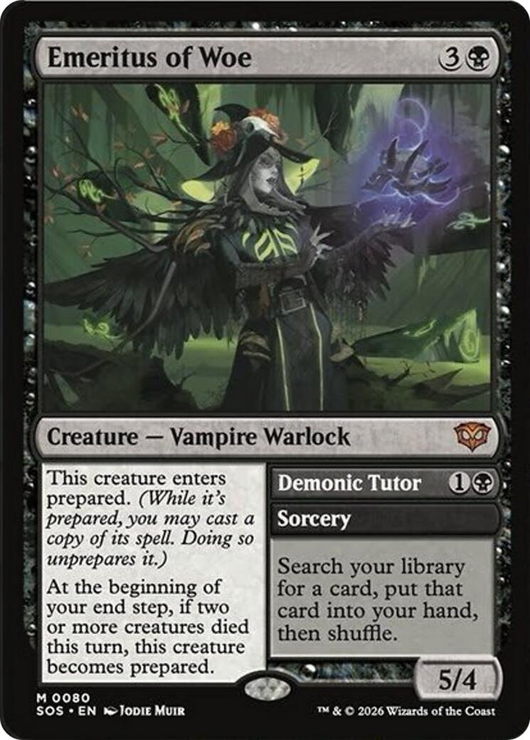 Emeritus of Woe [Secrets of Strixhaven] | Card Merchant Takapuna