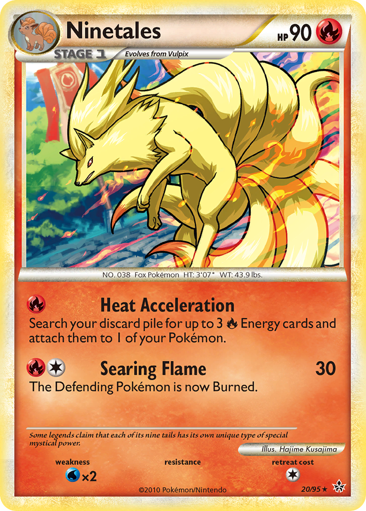 Ninetales (20/95) [HeartGold & SoulSilver: Unleashed] | Card Merchant Takapuna
