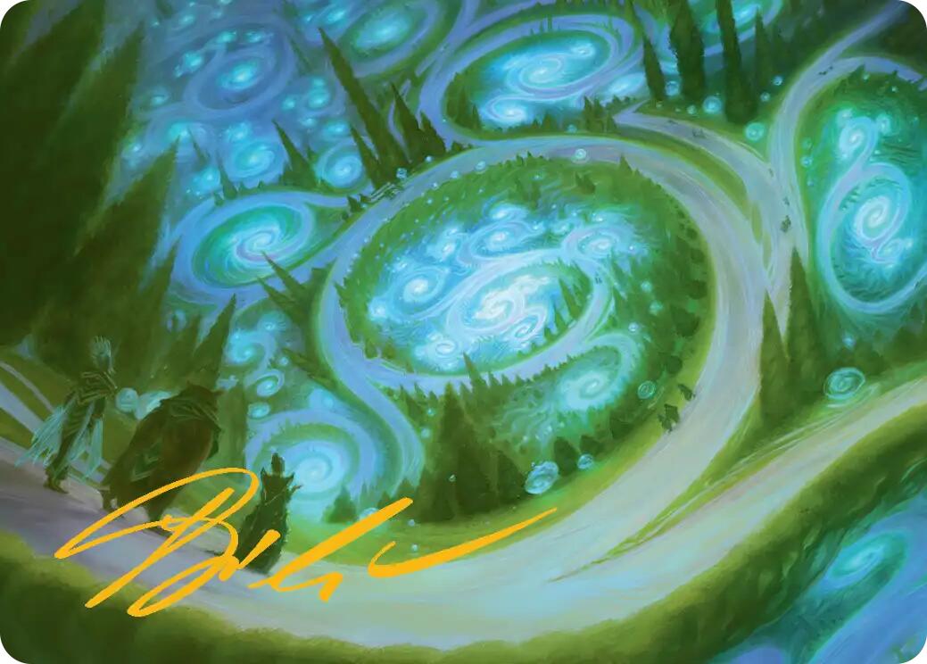 Mathemagics Art Card (Gold-Stamped Signature) [Secrets of Strixhaven Art Series] | Card Merchant Takapuna