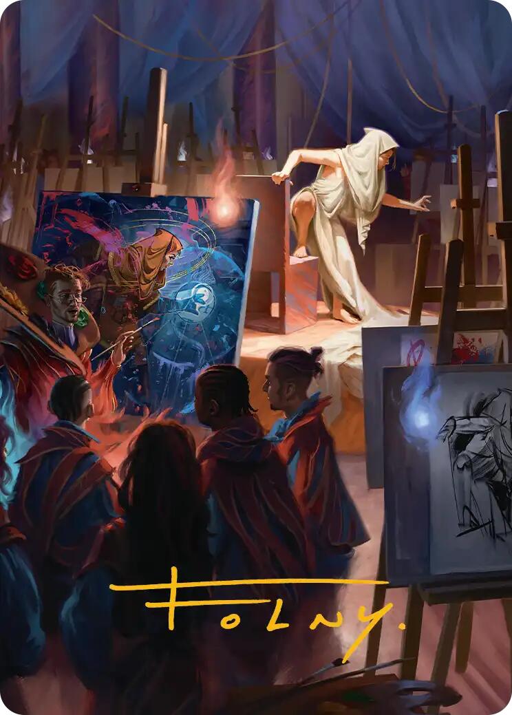 Archaeomancer Art Card (Gold-Stamped Signature) [Secrets of Strixhaven Art Series] | Card Merchant Takapuna