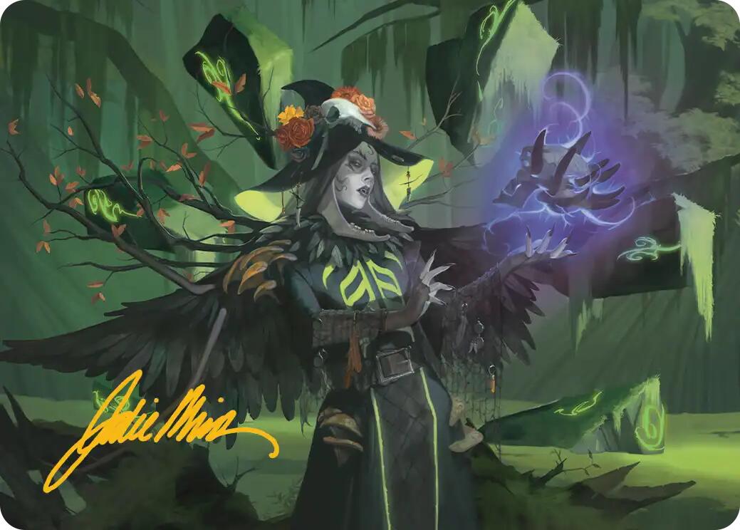 Emeritus of Woe Art Card (Gold-Stamped Signature) [Secrets of Strixhaven Art Series] | Card Merchant Takapuna