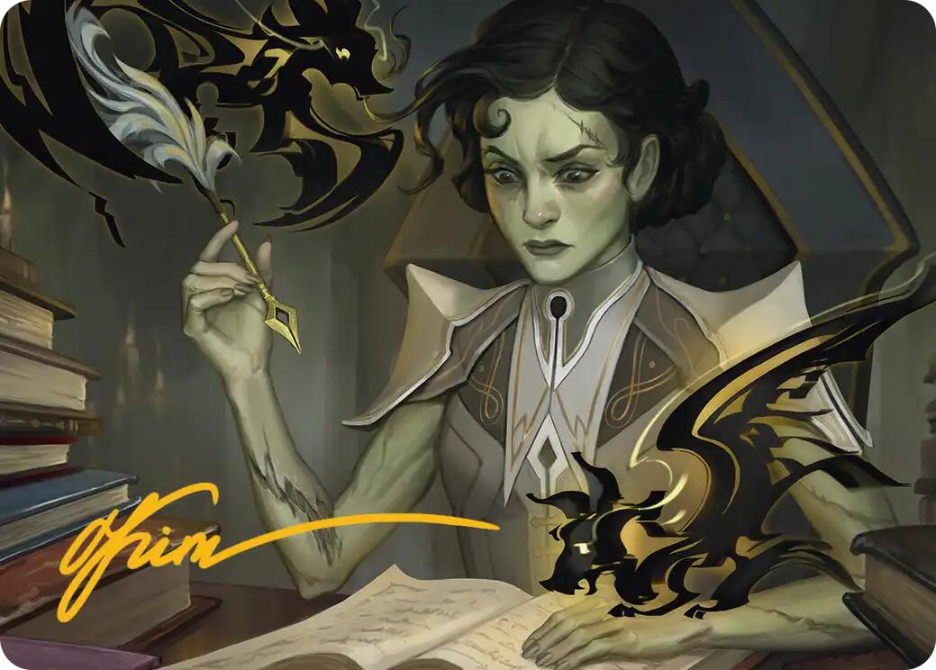 Eternal Student Art Card (Gold-Stamped Signature) [Secrets of Strixhaven Art Series] | Card Merchant Takapuna