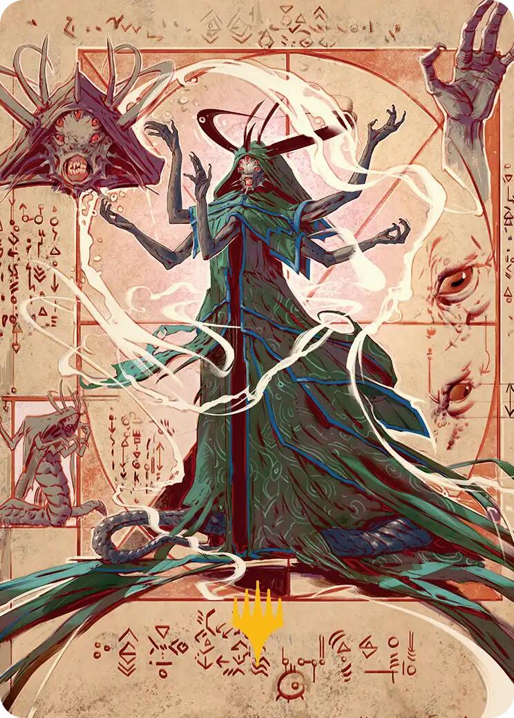 Tragedy Feaster Art Card (Gold-Stamped Planeswalker Symbol) [Secrets of Strixhaven Art Series] | Card Merchant Takapuna