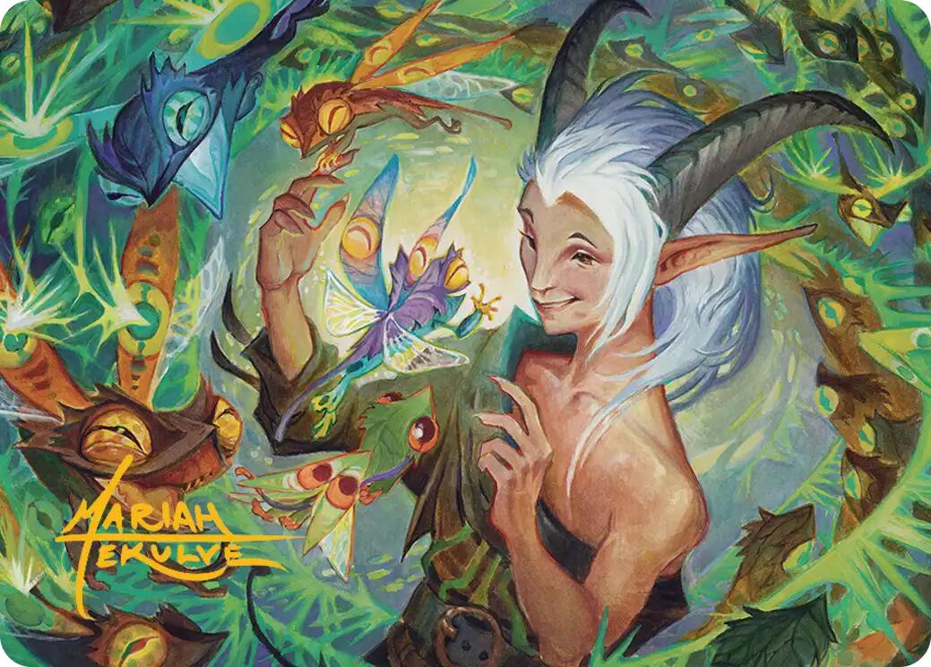 Lumaret's Favor Art Card (Gold-Stamped Signature) [Secrets of Strixhaven Art Series] | Card Merchant Takapuna
