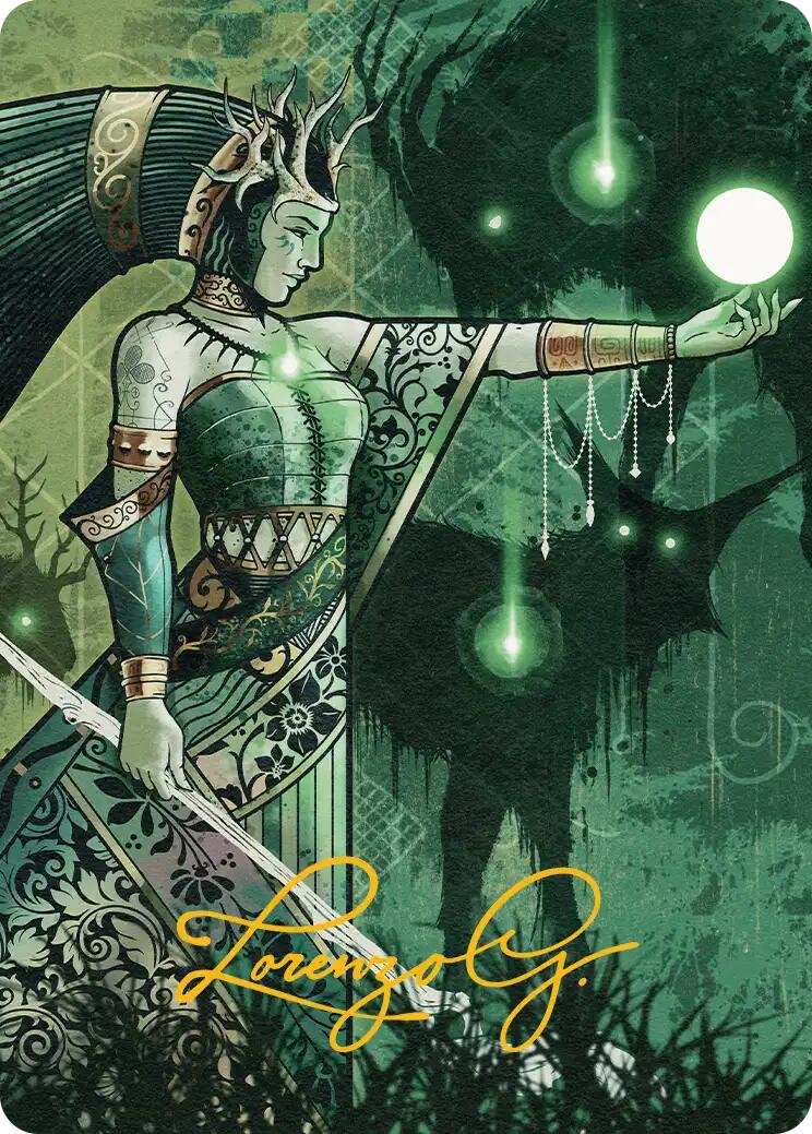 Shamanic Revelation Art Card (Gold-Stamped Signature) [Secrets of Strixhaven Art Series] | Card Merchant Takapuna