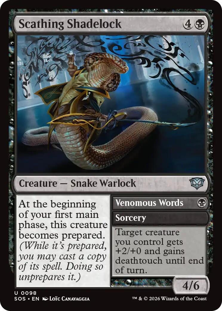 Scathing Shadelock [Secrets of Strixhaven] | Card Merchant Takapuna