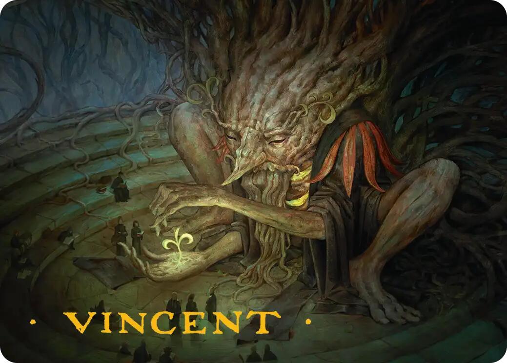 Old-Growth Educator Art Card (Gold-Stamped Signature) [Secrets of Strixhaven Art Series] | Card Merchant Takapuna