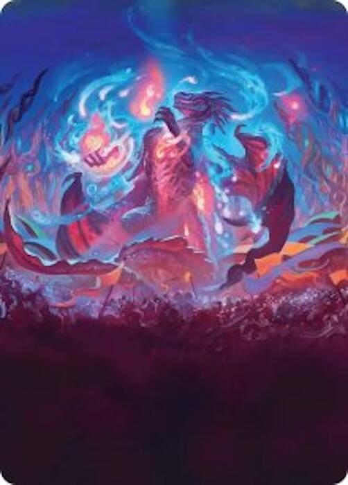 Prismari, the Inspiration Art Card [Secrets of Strixhaven Art Series] | Card Merchant Takapuna