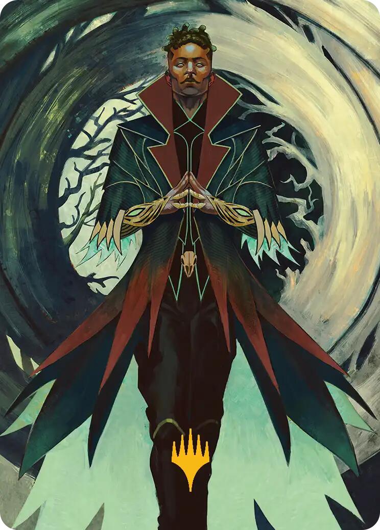 Professor Dellian Fel Art Card (Gold-Stamped Planeswalker Symbol) [Secrets of Strixhaven Art Series] | Card Merchant Takapuna