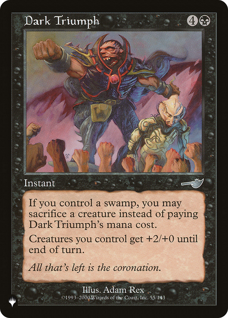 Dark Triumph [The List] | Card Merchant Takapuna