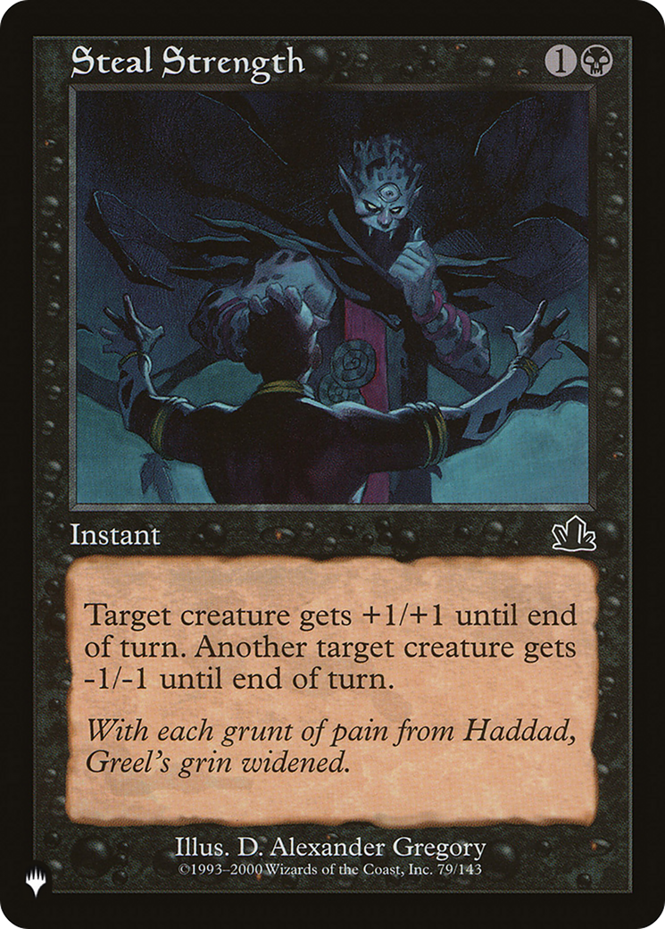 Steal Strength [The List] | Card Merchant Takapuna