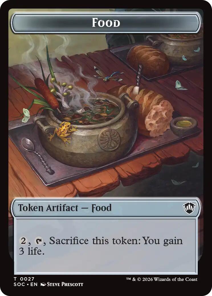 Food // City's Blessing Double-Sided Token [Secrets of Strixhaven Commander Tokens] | Card Merchant Takapuna