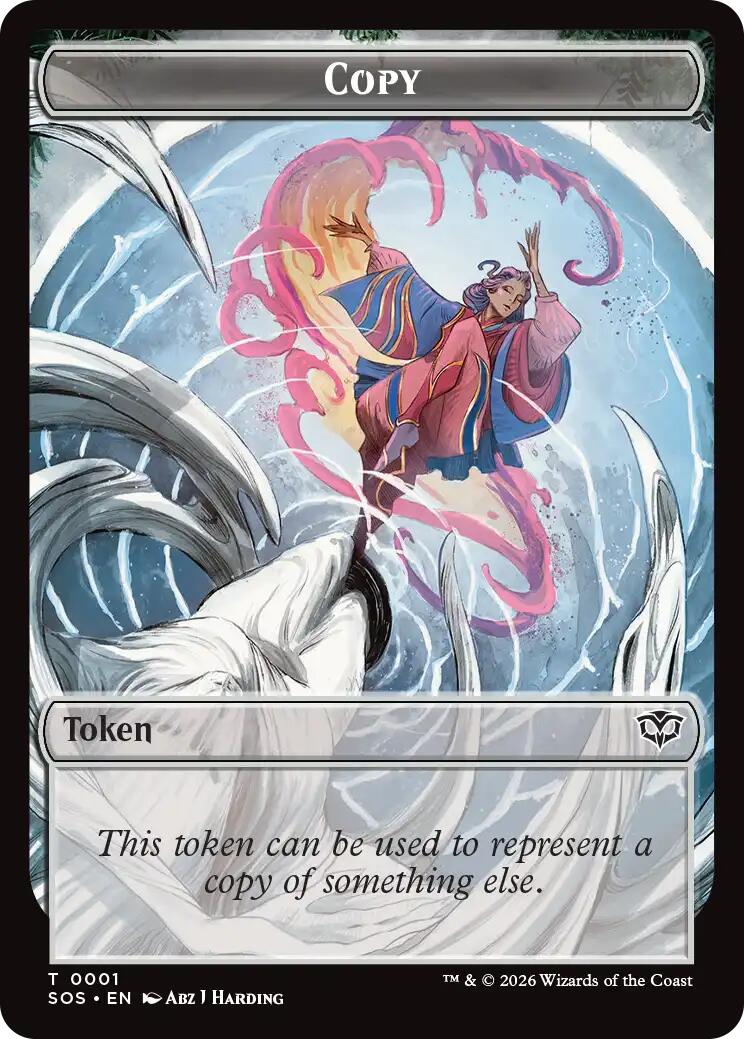 Elemental (0019) // Copy Double-Sided Token [Secrets of Strixhaven Commander Tokens] | Card Merchant Takapuna