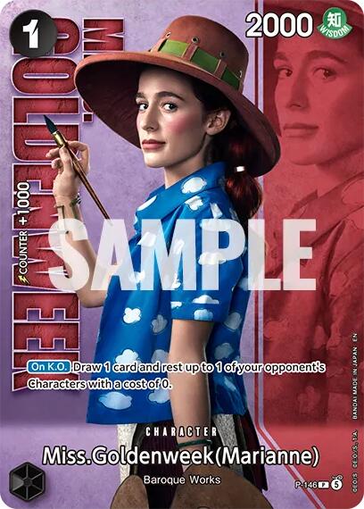 Miss.Goldenweek (Marianne) - P-146 (Premium Card Collection -Live Action Edition Vol.2 Baroque Works-) [One Piece Promotion Cards] | Card Merchant Takapuna