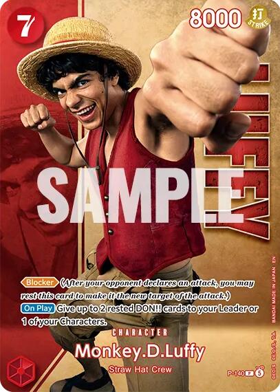 Monkey.D.Luffy (P-140) (Premium Card Collection -Live Action Edition Vol.2 Straw Hat Crew-) [One Piece Promotion Cards] | Card Merchant Takapuna