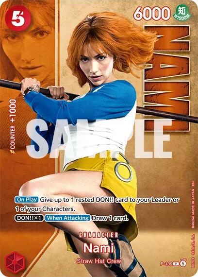 Nami (P-139) (Premium Card Collection -Live Action Edition Vol.2 Straw Hat Crew-) [One Piece Promotion Cards] | Card Merchant Takapuna