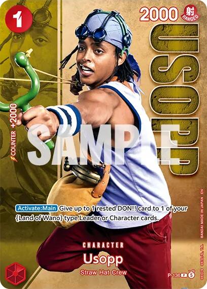 Usopp (P-136) (Premium Card Collection -Live Action Edition Vol.2 Straw Hat Crew-) [One Piece Promotion Cards] | Card Merchant Takapuna