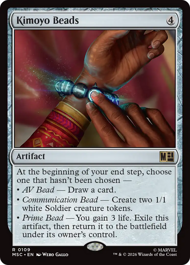 Kimoyo Beads (Surge Foil) [Marvel Super Heroes Commander] | Card Merchant Takapuna