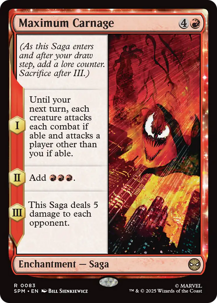 Maximum Carnage [Marvel's Spider-Man] | Card Merchant Takapuna