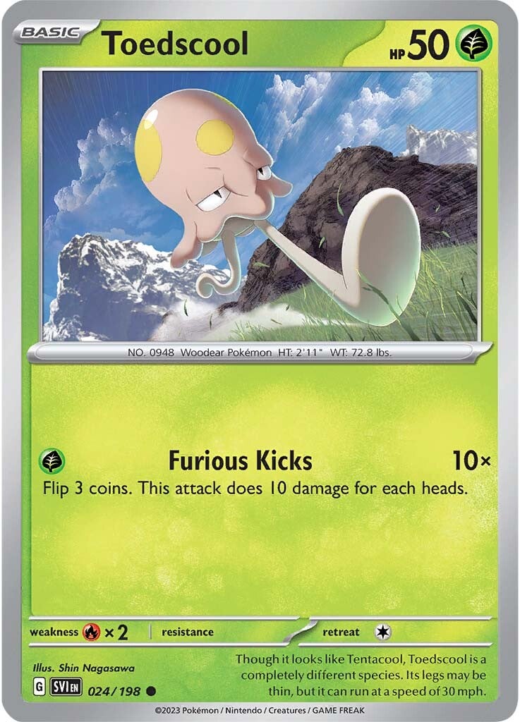 Toedscool (024/198) [Scarlet & Violet: Base Set] | Card Merchant Takapuna