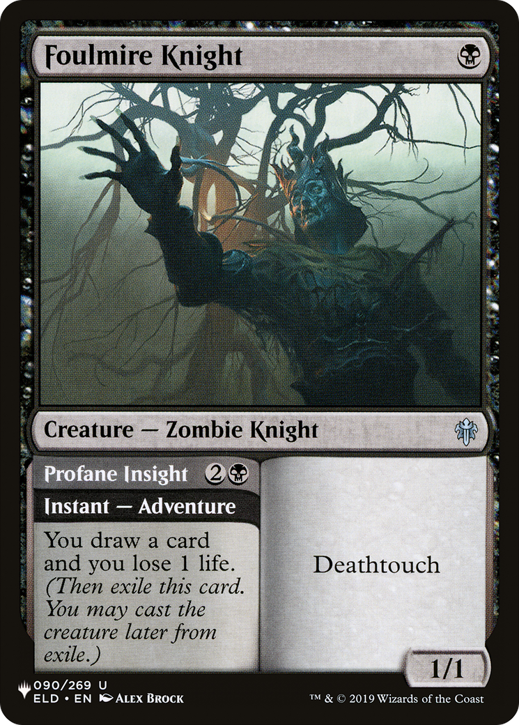 Foulmire Knight [The List] | Card Merchant Takapuna