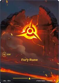 Fury Rune (Alternate Art) [Unleashed] | Card Merchant Takapuna