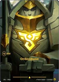 Order Rune (Alternate Art) [Unleashed] | Card Merchant Takapuna