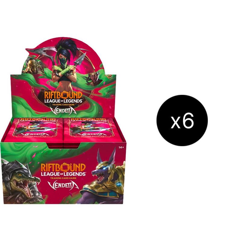 **PRE-ORDER** Riftbound: League of Legends TCG – Vendetta Booster Case | Card Merchant Takapuna
