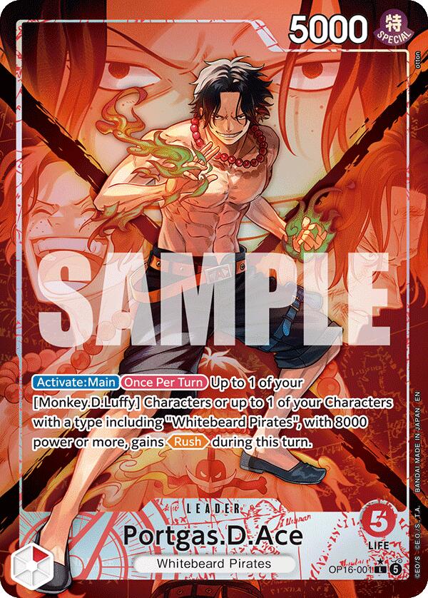 Portgas.D.Ace (1) (Alternate Art) [The Time of Battle] | Card Merchant Takapuna