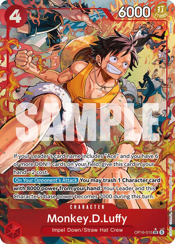 Monkey.D.Luffy (Alternate Art) [The Time of Battle] | Card Merchant Takapuna