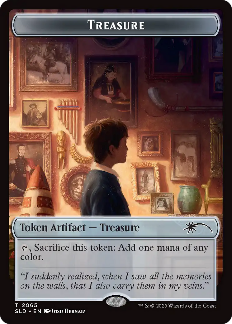 Treasure Token (2065) (Rainbow Foil) [Secret Lair Drop Series] | Card Merchant Takapuna