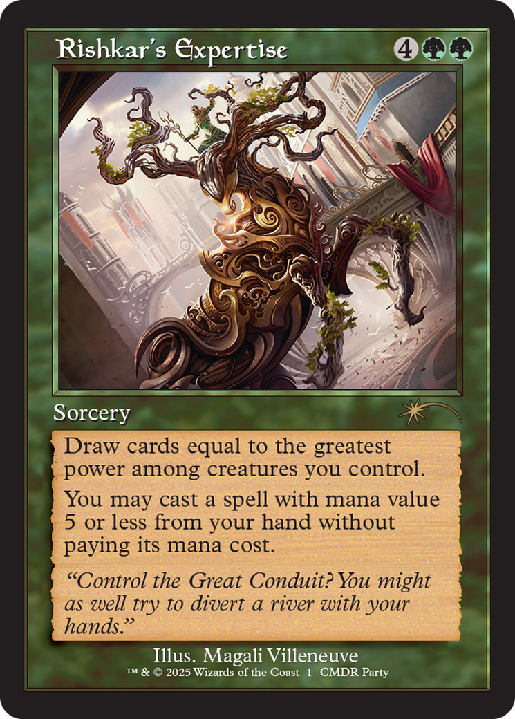 Rishkar's Expertise (Retro Frame) [Wizards Play Network 2025] | Card Merchant Takapuna