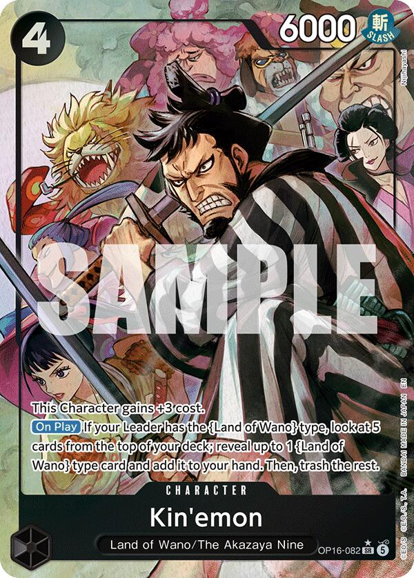 Kin'emon (Alternate Art) [The Time of Battle] | Card Merchant Takapuna