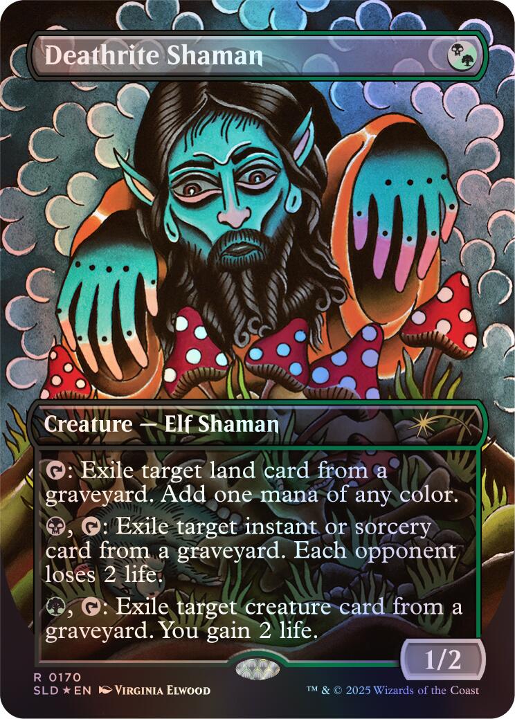 Deathrite Shaman (Rainbow Foil) [Secret Lair Drop Series] | Card Merchant Takapuna