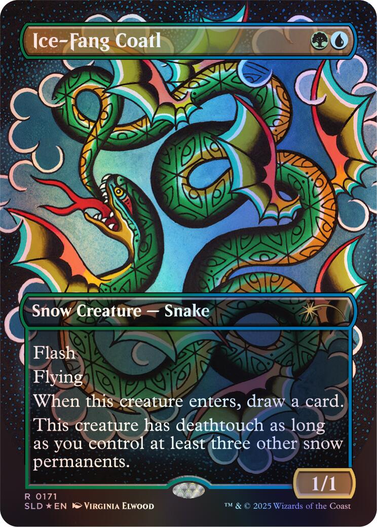 Ice-Fang Coatl (0171) (Rainbow Foil) [Secret Lair Drop Series] | Card Merchant Takapuna
