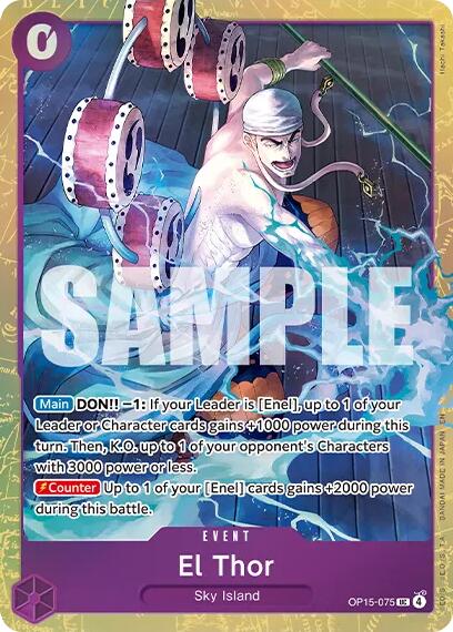 El Thor (Premium Card Collection -Best Selection Vol. 6-) [One Piece Promotion Cards] | Card Merchant Takapuna