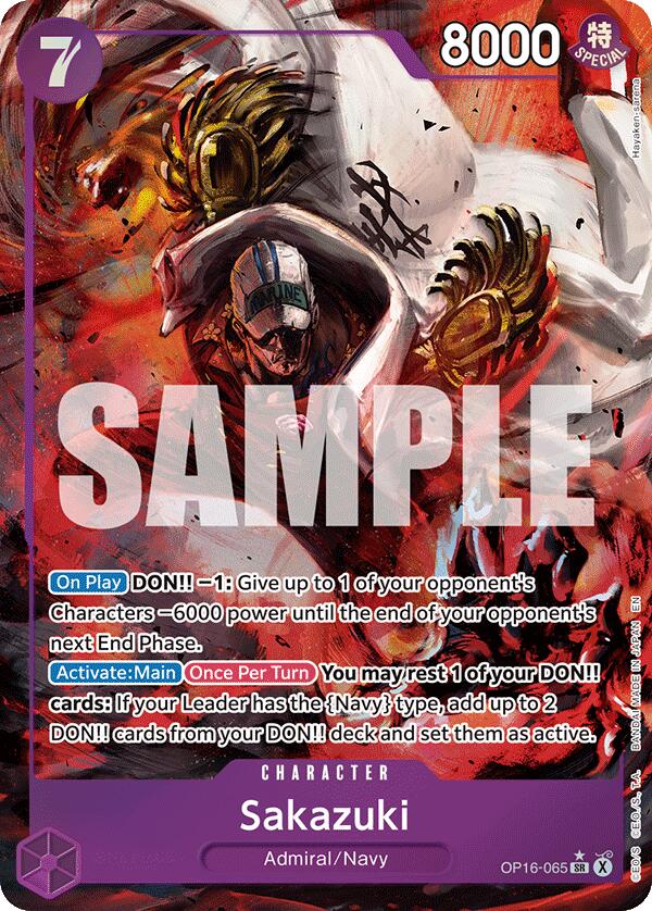 Sakazuki (Alternate Art) [The Time of Battle] | Card Merchant Takapuna