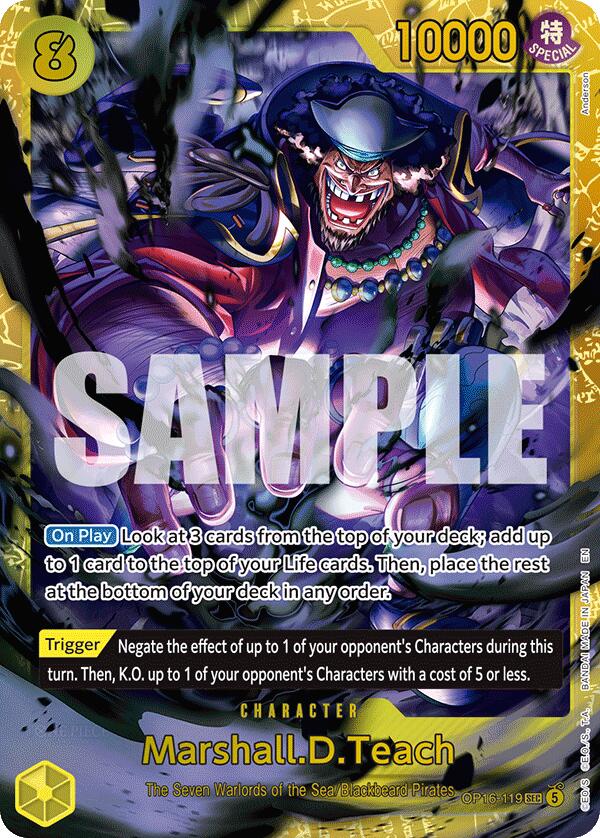 Marshall.D.Teach [The Time of Battle] | Card Merchant Takapuna