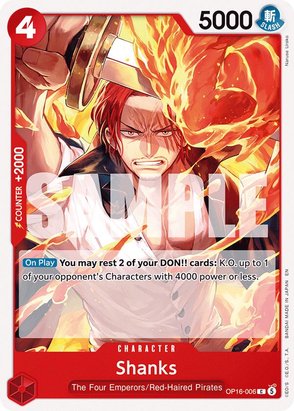 Shanks [The Time of Battle] | Card Merchant Takapuna